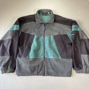 VTG Alpine Expedition Sherpa Fleece Jacket Full Zip Mens L Gorpcore Campcore 90s